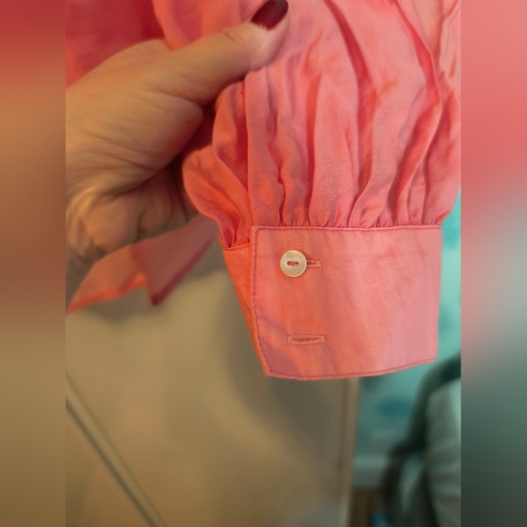 Scotch & Soda Shirt with Voluminous Sleeves Sz XL - Picture 10 of 10